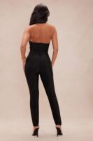 Turtleneck Jumpsuit in Black