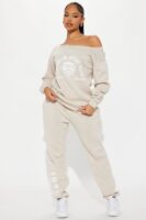 Oatmeal Graphic Pants