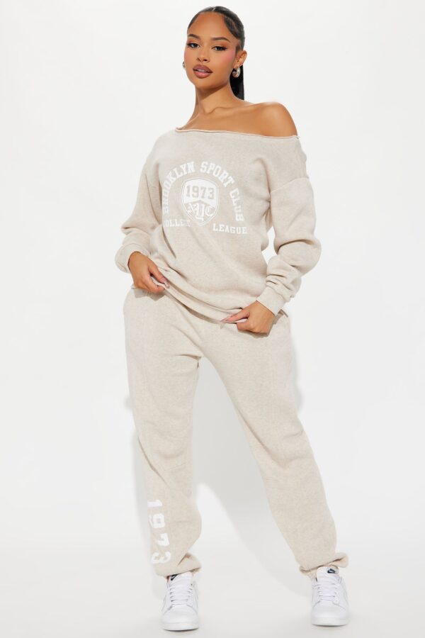 Oatmeal Graphic Pants