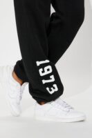 Black Graphic Pants