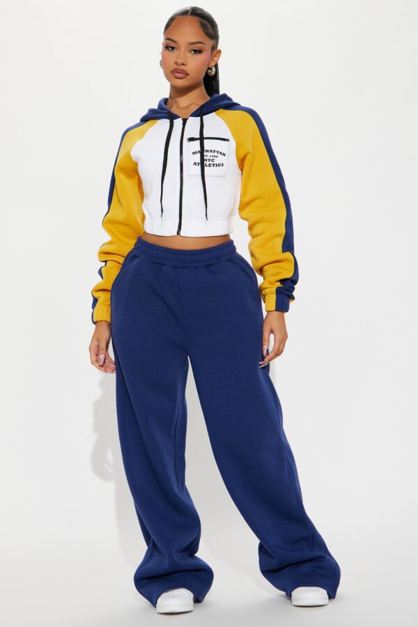 Navy Zip-Up Hoodie