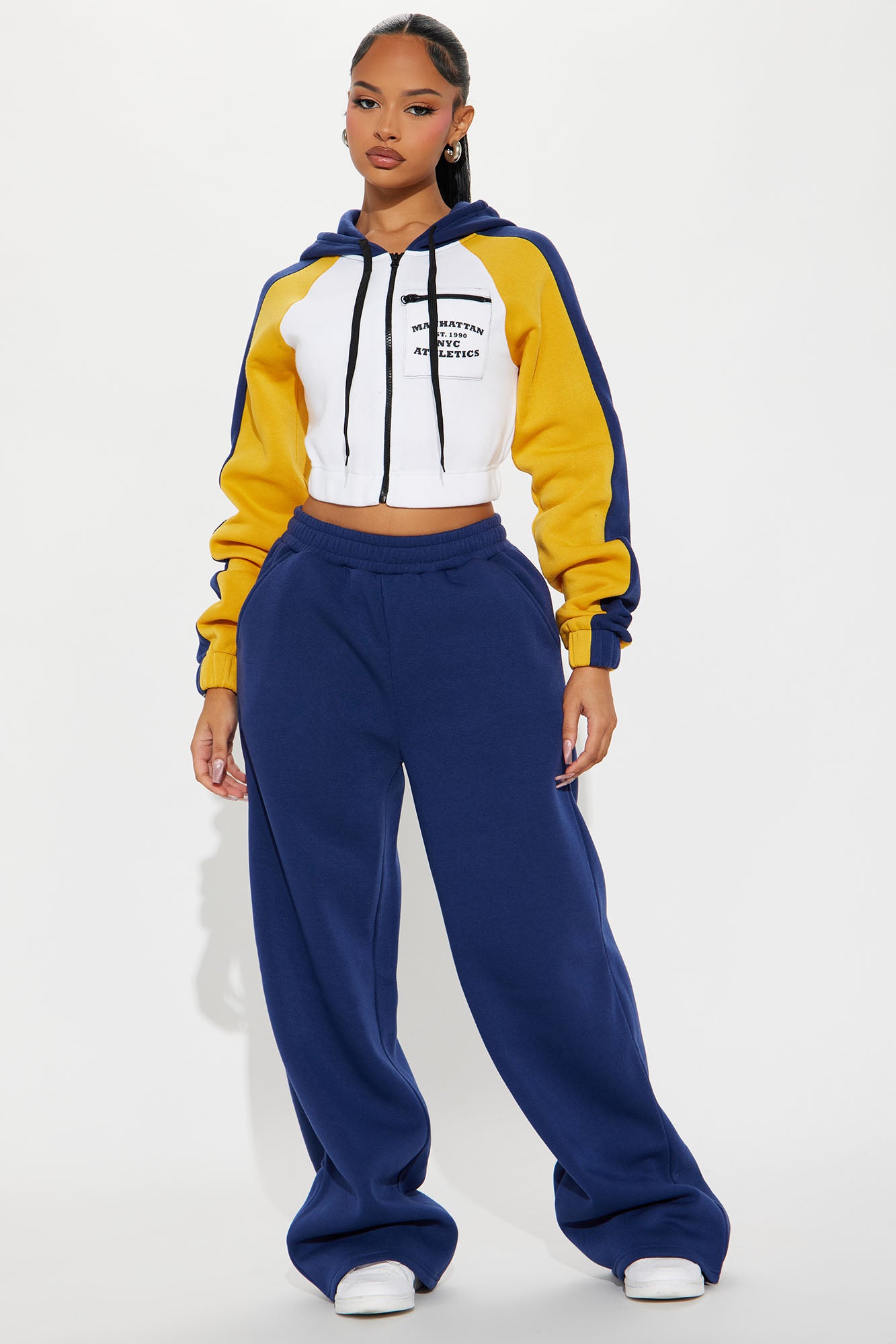 Navy Zip-Up Hoodie