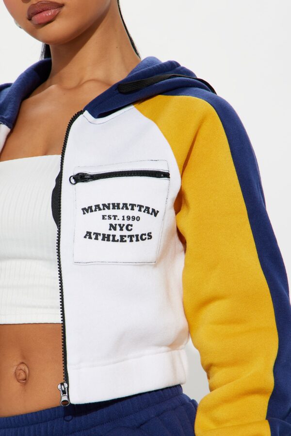 Navy Zip-Up Hoodie