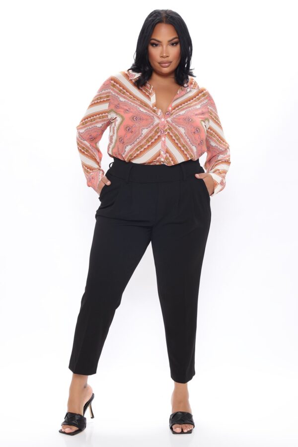 Black High-Waist Pants