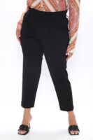 Black High-Waist Pants