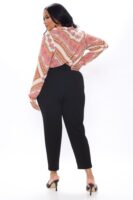 Black High-Waist Pants