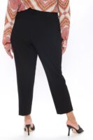 Black High-Waist Pants