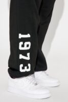 Black Graphic Pants