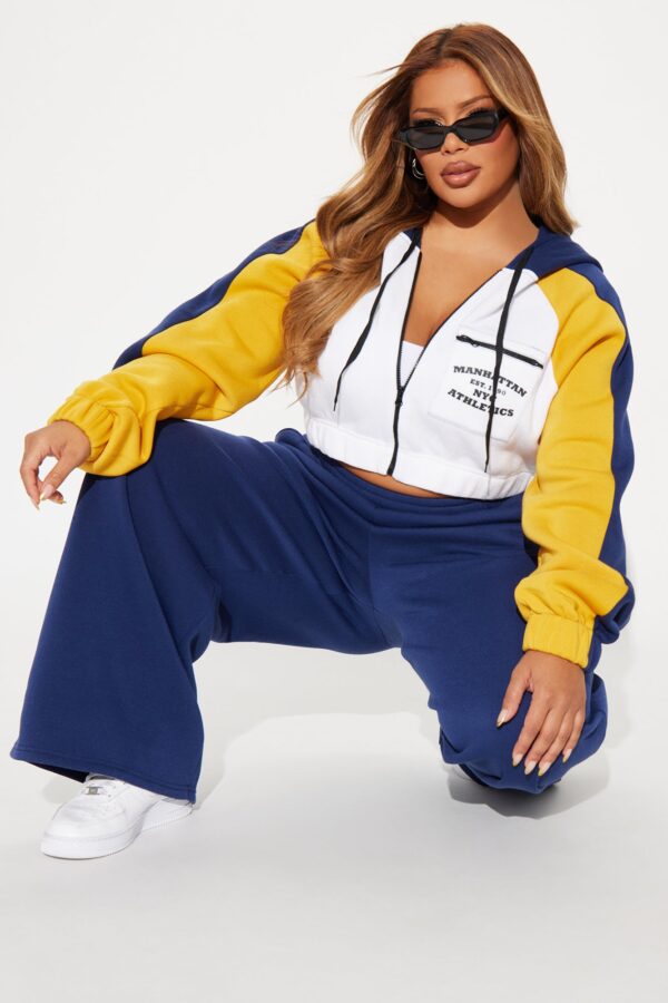 Navy Zip-Up Hoodie
