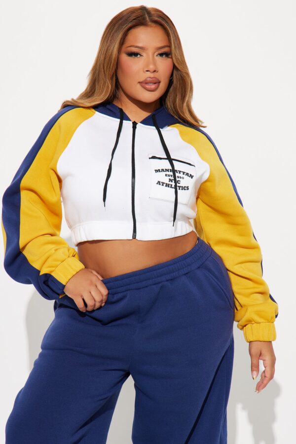 Navy Zip-Up Hoodie