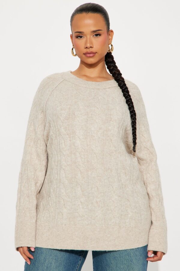 Sweater in Taupe 52% polyester