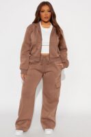 Wide-Leg Pants in Brown
