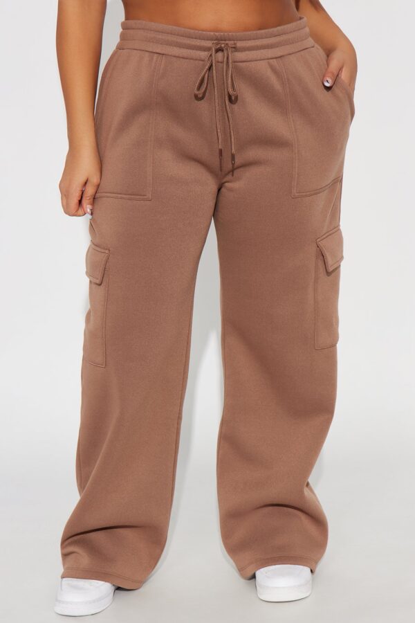 Wide-Leg Pants in Brown