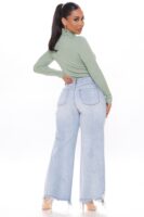 Pullover in Sage 80% rayon