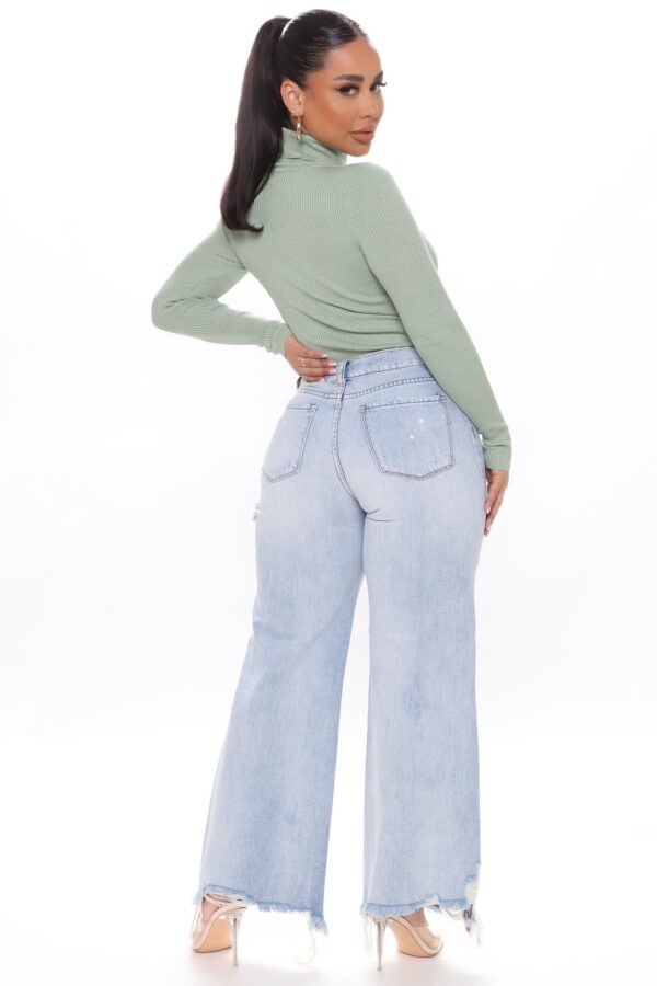 Pullover in Sage 80% rayon