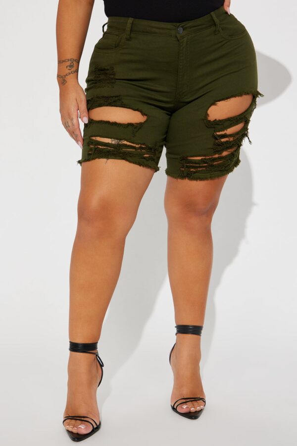 Ladies Kit Olive Shorts