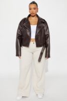 Jacket in Chocolate 100% polyester