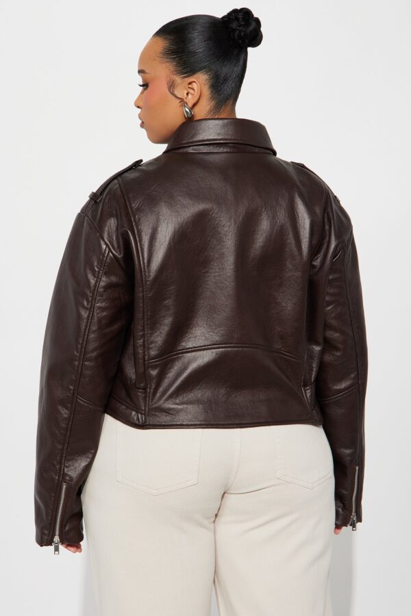 Jacket in Chocolate 100% polyester