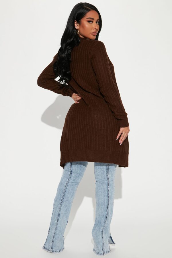 Cardigan in Chocolate 100% acrylic
