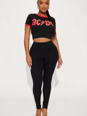 Lean On Me Leggings - Black