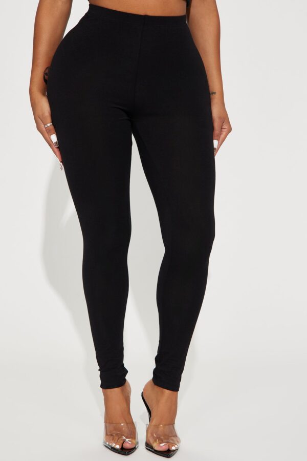 Lean On Me Leggings - Black
