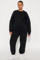 Black Sweatshirt with oversized
