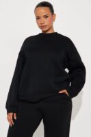 Black Sweatshirt with oversized