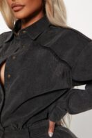 Jumpsuit in Black and Denim