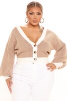 Cardigan with a v-neck