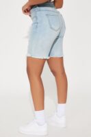 Shorts in Blue and Denim 70% cotton
