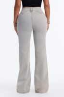 The Wild West Low Rise Belted Flare Leg Jeans - Light Wash