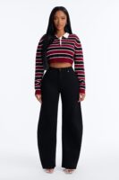 Pants in Black 80% cotton