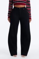Pants in Black 80% cotton