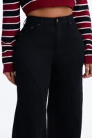 Pants in Black 80% cotton