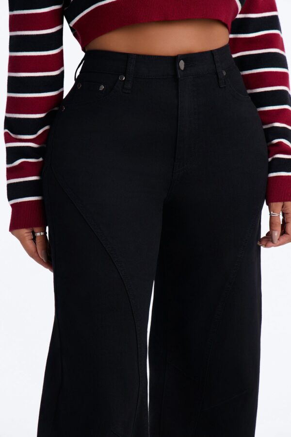 Pants in Black 80% cotton