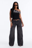 Pants in Black 99% cotton