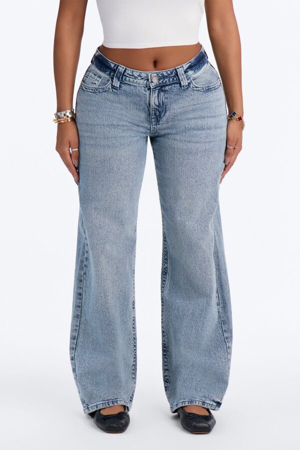 Line It Up Straight Leg Jeans - Vintage Wash