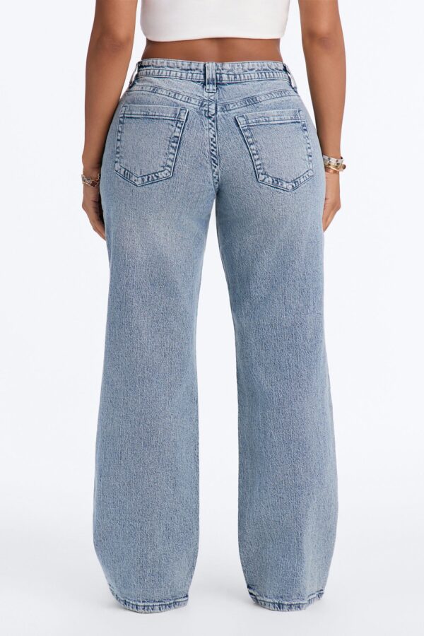 Line It Up Straight Leg Jeans - Vintage Wash