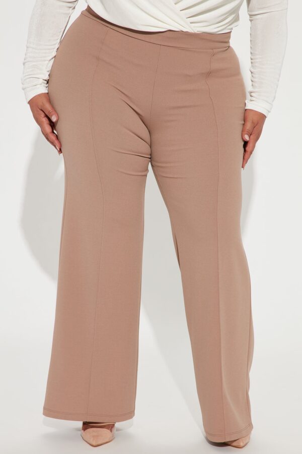 Wide-Leg Dress in Taupe