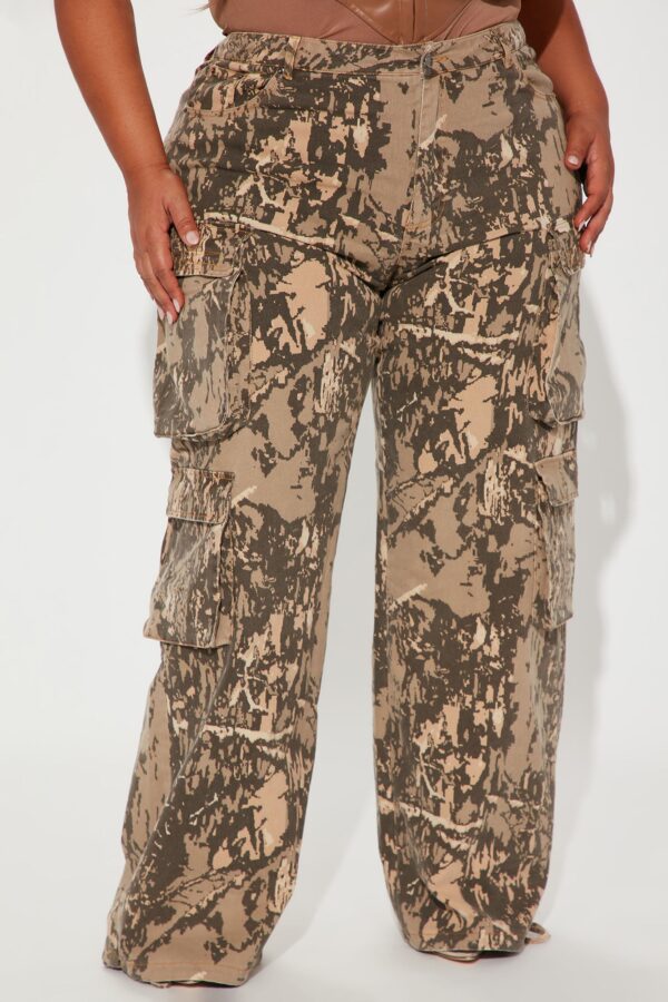 Pants in Green 98% cotton