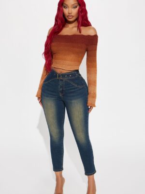 Cropped Top in Brown