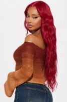 Cropped Top in Brown