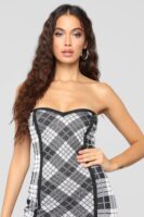 Mini Dress in Black and White