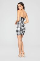 Mini Dress in Black and White