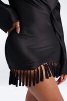 Black Dress with cowl neck