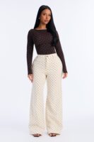 Pants in White 98% cotton