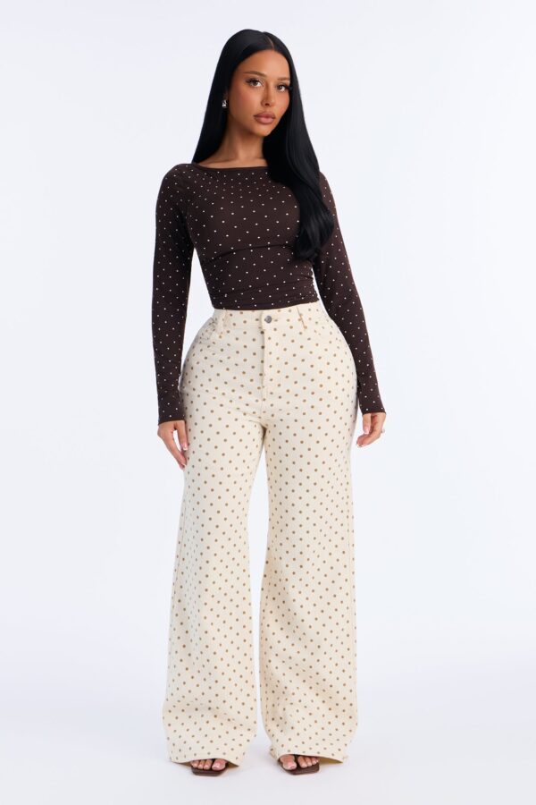 Pants in White 98% cotton