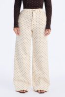 Pants in White 98% cotton