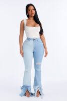 Pants in 98% cotton and 2% spandex