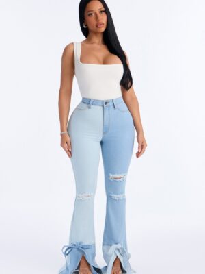 Pants in 98% cotton and 2% spandex